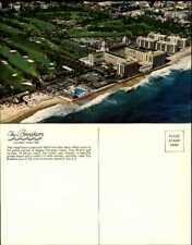 Breakers Hotel Palm Beach Florida FL aerial view waves unused vintage postcard picture
