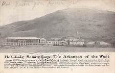 J81/ Hot Lake Oregon Postcard c1910 Sanatorium OR&N Railroad Line  36 picture