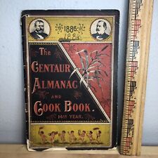 THE CENTAUR ALMANAC AND COOK BOOK. 14TH YEAR, PB, 1886, antique, staple binding picture