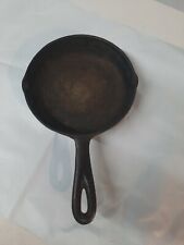 VINTAGE Lodge 6.5-INCH CAST IRON SKILLET Stamped  Number 3 Heat ring picture
