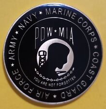 Challenge Coin POW MIA You Are Not Forgotten Let Them Go Or Send Us Back picture