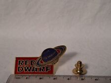Red Dwarf Gold-Toned Saturn Lapel Pin picture