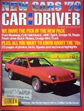 OMNI/HORIZON SPORT COUPES - CAR & DRIVER MAGAZINE, VOLUME 24. NUMBER 4 OCT 1978 picture