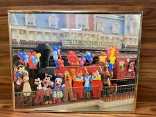 Vtg 1970-80's Walt Disney World Magic Kingdom Train Station Picture Mickey Goofy picture