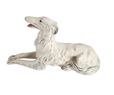 Vintage Holland Mold Borzoi Russian Wolfhound Ceramic Figurine Marked B54 1970 picture