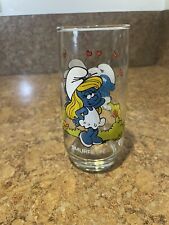 1982-83 set of 4 Peyo Wallace Berrie & Co. Smurf Glasses picture