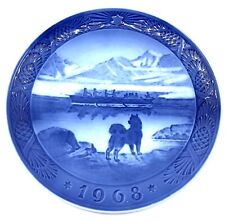Royal Copenhagen Commemorative Plate (1968 Edition) - The Last Umiak picture