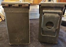 2 S.C.F. Military Ammo Cans  picture