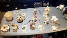 lenox Vintage christmas ornaments lot Of 16 picture