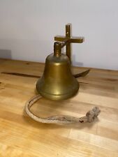 Wall Mounted Vintage Nautical Brass Bell picture