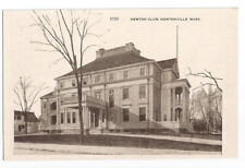 Newtonville MA Postcard Massachusetts Newton Club picture