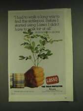 1985 Monsanto Lasso Ad - I had to walk a long way to find this sicklepod picture