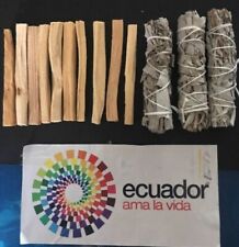 10 Palo Santo Wood & 3 White Sage Smudge Sticks: Cleansing Negativity Removal picture