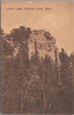 Lover's Leap Mackinac Island Michigan Unposted Postcard picture