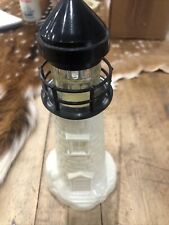 Vintage Old Spice White LightHouse Cologne Bottle Decanter Nautical picture