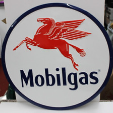 Mobil Gas Service Pegasus Retro Tin Metal 24