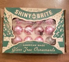 Vintage Shiny Brite Miniature Christmas Ornaments picture