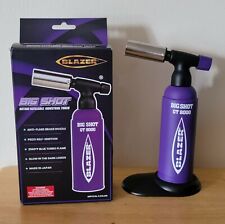 Blazer Big Shot Torch GT8000 Limited Edition Purple with Glow in Dark Logo picture