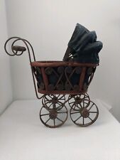 Salesman Sample Antique Vintage Baby Carriage Buggy Victorian  picture