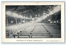c1905 Interior Of Sunday Tabernacle Princeton Illinois IL Church Postcard picture