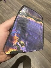 Large Labradorite 816g Freeform Specimen Gemstone Crystal Natural Purple Gold P2 picture