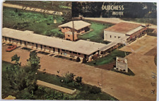 Dutchess Motel Naples Florida US Route 2 Aerial View Vintage Chrome Postcard B5 picture