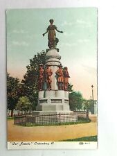Vintage Postcard 1910's Our Jewels Statue Columbus OH Ohio picture