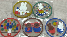Miffy Clear Rubber Coaster 2 Complete Set Miffy Boris Dick Bruna Japan picture
