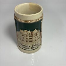 Souvenir Of The University Of Nebraska Lincoln Mug Made In Germany 1910 picture