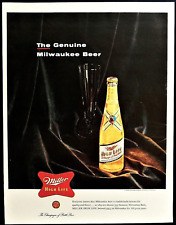 Miller beer ad vintage 1955 high life Milwaukee beer advertisement picture