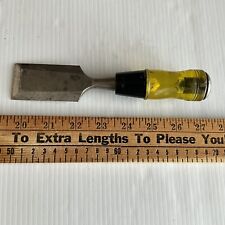 Vintage Stanley Butt Chisel 1-1/2 '' No. 60 Permaloid Handle With Steel End Cap. picture