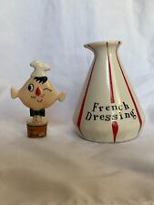 Holt Howard Mid-Century Pixie ware French Salad Dressing Bottle/cruet COMPLETE picture