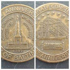 1972 Vintage City of Baltimore USS Constellation 175th Anniversary Coin picture