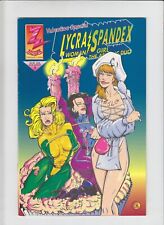 Lycra Woman & Spandex Girl Valentine Special #1 FN Oeming - signed Bryan Glass picture