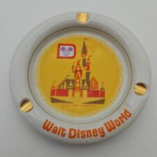 Vintage 1970's Walt Disney World  Ceramic Ashtray Castle  Made In Japan picture