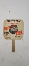 Vintage Dempster Convert-o Jet Water System Promotional hand fan picture