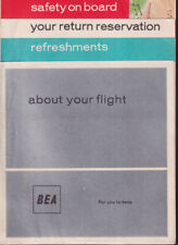BEA British European Airways About Your Flight 1960 safety Comet 4B Viscount 800 picture