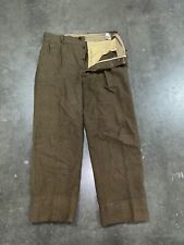 Vintage French Military Heavy WoolArmy Pants Green Utah Lavaur  32x30 picture