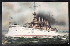 US Navy Armored Cruiser USS TENNESSEE ACR-10 Ship Postcard (S2048) picture