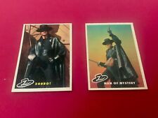 1958 Topps Zorro Cards # 1 & 88 - ZORRO & MAN OF MYSTERY - EXCELLENT picture