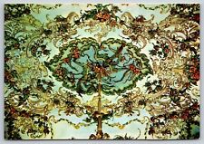 Postcard Spain Madrid Royal Palace Gasparini's Hall Ceiling Detail 6R picture