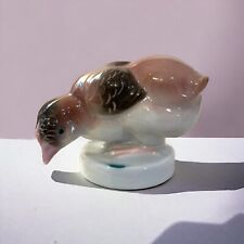 Karl ENZ Volkstedt Germany Porcelain Figurine Chick. Hand Painted Bird Figurine picture