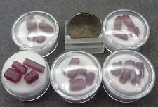 ONE 'Gem Round' of purple-red Ruby Crystals, Tanzania - Minerals for Sale picture