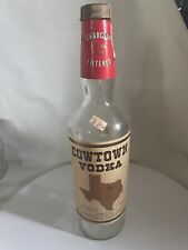 vintage cowtown vodka bottle picture