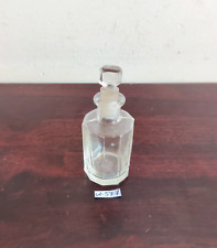 Vintage Clear Cut Perfume Glass Bottle Decorative Collectible Props G577 picture