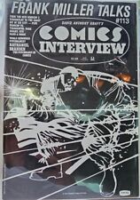 🔥🔥David Anthony Kraft's Comics Interview #113 Frank Miller🔥🔥ULTRA RARE🔥🔥 picture