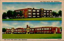 Postcard: Junior High School, Ada, Oklahoma picture