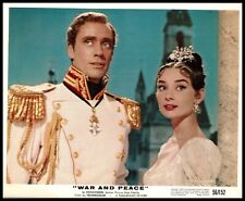WAR AND PEACE PHOTO AUDREY HEPBURN/MEL FERRER ORIG 1956 COLOR LOBBY PHOTO 702 picture