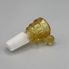 14mm Replacement Bowl Glass Bowl Slide Piece Head Water Pipe Slider - Yellow picture