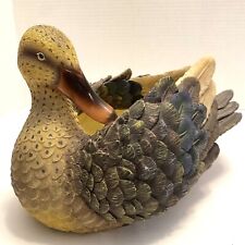 Bird DuckPlanter Brow Trinket Candy Planter Dish With Lots Of Carved Details picture
